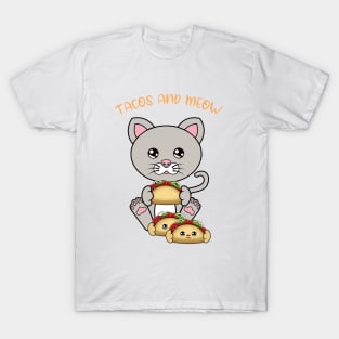 All I Need is tacos and cats, tacos and cats T-Shirt